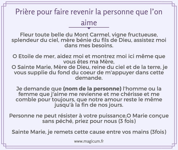 3 Prieres Pour Faire Revenir La Personne Que L On Aime 2