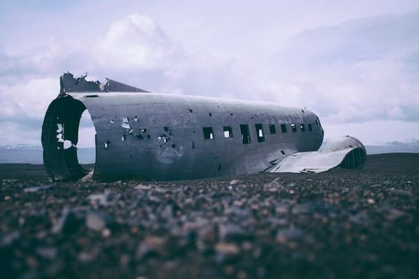 avion qui s’écrase