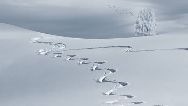 skier sur la neige